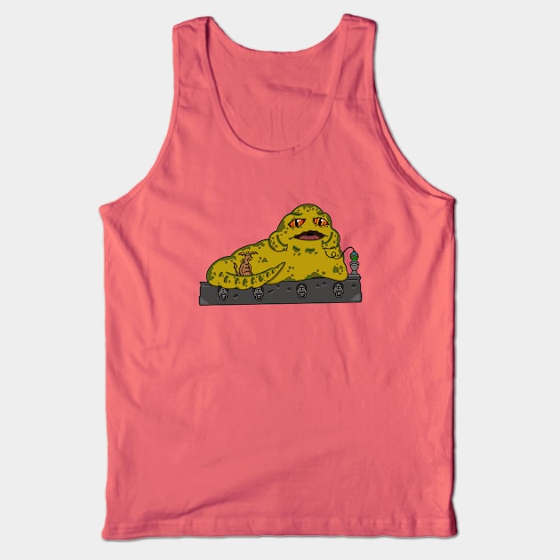 Giant Slug Tank Top by NikInked